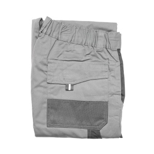 Pantaloni de lucru, poliester cu bumbac, gri cu negru, L, Cod: BK77231, Brand: BRECKNER GERMANY - Img 8