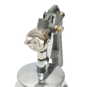 Pistol de vopsit cu aer comprimat 1L, cupa din inox in partea de jos, duza 1.5mm, Cod: BK79599, Brand: BRECKNER GERMANY - Img 4