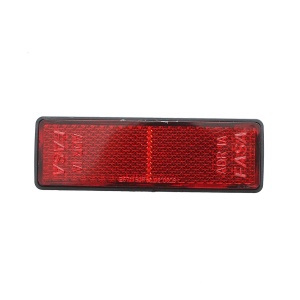 Reflectorizant dreptunghiular 90x32mm rosu spate, Cod: DISDC43, Brand: BRECKNER GERMANY - Img 1