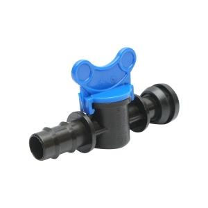 Robinet tub picurare, D20x20mm, PN4, pentru sisteme de irigatii, Cod: DISLV14, Poelsan - Img 1