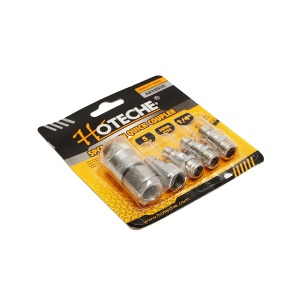 Set 5 cuple rapide pentru scule/accesorii pneumatice 1/4, Cod: BK92673, Brand: HOTECHE - Img 3