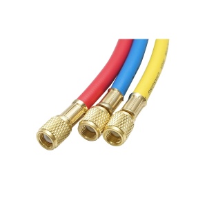 Set furtun cu robinet 90 cm 3 culori pentru incarcare freon R-410a , Cod: DISMW44, Brand: BRECKNER GERMANY - Img 4