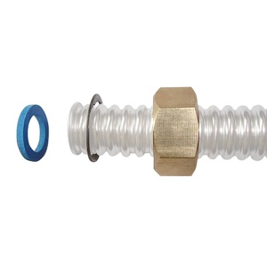 Set racord simplu DN12-1/2 pentru teava flexibila, gofrata inox, Cod: DISKL79, Breckner Germany - Img 2