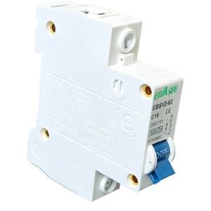 Siguranta automata tip intreruptor 1P, 16A, 250V, EBS1Z-63, Ebasee - Img 4