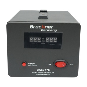 Stabilizator automat de tensiune 1000VA monofozic cu servomotor, Cod: BK69776, Brand: BRECKNER GERMANY - Img 1