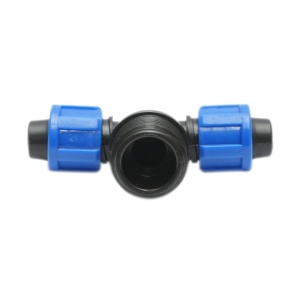Teu compresiune, cu filet exterior, D16mmx3/4 toll, PN6, pentru sisteme de irigatii, Cod: DISLU79, Poelsan - Img 4