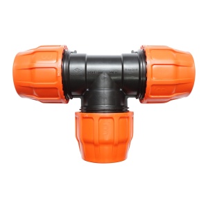 Teu egal compresiune Layflat, D3x3x3 toll, PN6, pentru sisteme irigatii, Cod: DISLT87, Poelsan - Img 2