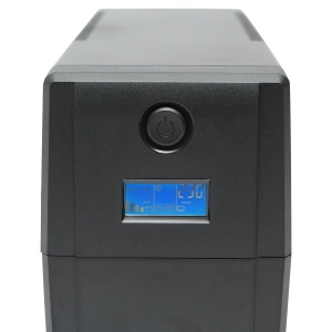 UPS 600VA/360W cu baterie 7Ah si 2 prize shuko, LCD, USB, AVR, Cod: BK69763, Brand: BRECKNER GERMANY - Img 5