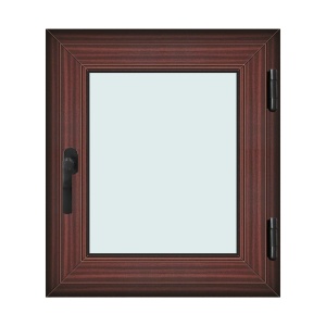 Fereastra 70x80cm, 1 canat, mahon, dreapta si rabatare, Klass, 7cm, 6 camere, 2 garnituri - Img 1