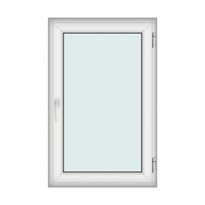 Fereastra 90x140cm, 1 canat, alb, dreapta si rabatare, Klass, 7cm, 6 camere, 2 garnituri - Img 1