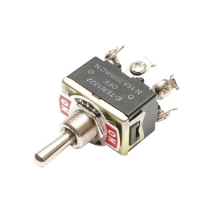 Intrerupator/comutator universal 12V/6-10A cu 4 pini, 34x20mm, filet de prindere fi 12mm, Cod: BK92311, Brand: BRECKNER GERMANY - Img 2
