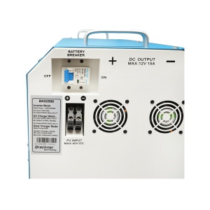 Invertor solar 800W PWM 12V, 50A echipat cu baterie stationara 12V/85Ah, mobil cu controle, Cod: BK92996, Brand: BRECKNER GERMANY - Img 3