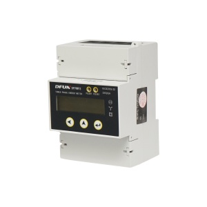 Kit releu putere DFUN DFPM93 smart meter, trifazic 3x220-380V, 6400imp/Kwh cu siguranta digitala, transformator Split Core 600V, 300A/5A, 50-60Hz, Cod: DISHN75, Brand: BRECKNER GERMANY - Img 3