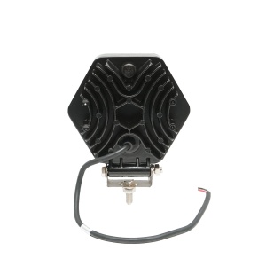Lampa proiector hexagonal cu grilaj metalic negru, 9 LED-uri, unghi de radiere 30, DC 10-80V 27W, Cod: BK69060B, Brand: BRECKNER GERMANY - Img 3