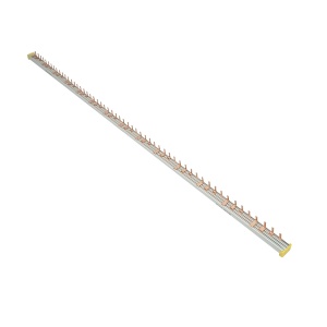 Pieptene, busbar trifazat 1m, 4P, 63A pentru alimentare sigurante automate, Cod: BK78993, Brand: BRECKNER GERMANY - Img 3