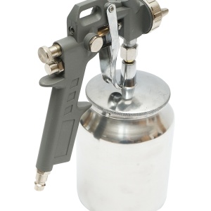 Pistol de vopsit cu aer comprimat 1L, cupa din inox in partea de jos, duza 1.5mm, Cod: BK79599, Brand: BRECKNER GERMANY - Img 5
