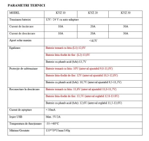Regulator tensiune pentru panou solar 10A 12V/24V port USB 5V/2A, Cod: BK87456, Brand: BRECKNER GERMANY - Img 7