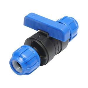Robinet mufa cu bila D25x25mm, PN10, pentru sisteme de irigatii, Cod: DISLT96, Brand: Poelsan - Img 1