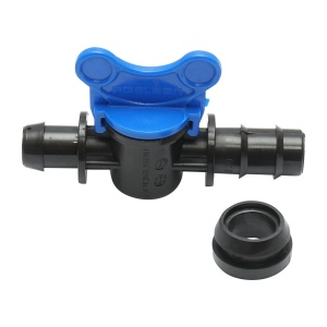 Robinet tub picurare, D20x20mm, PN4, pentru sisteme de irigatii, Cod: DISLV14, Poelsan - Img 2