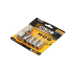 Set 5 cuple rapide pentru scule/accesorii pneumatice 1/4, Cod: BK92673, Brand: HOTECHE - Img 4