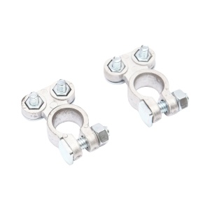 Set borne baterie de plumb cu strangere pe surub, Cod: BK80275, Brand: BRECKNER GERMANY - Img 3