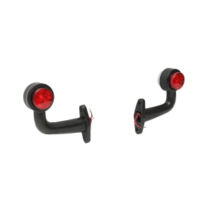 Set lampi laterale de gabarit cu LED 12/24V, rosu-alb FR0115, Cod: BK69448, Brand: BRECKNER GERMANY - Img 4