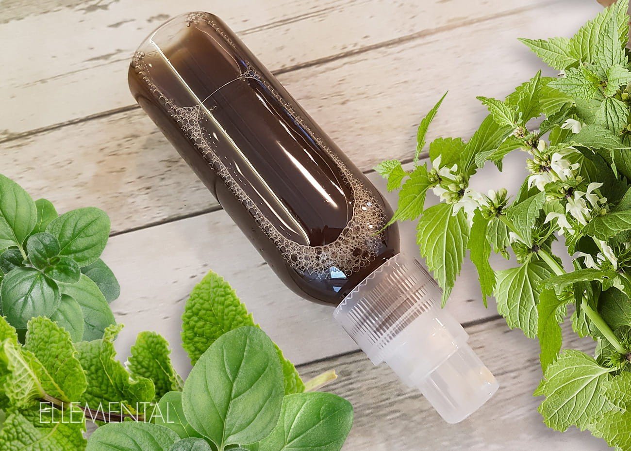 Lotion antipelliculaire à l'ortie et à l'acide salicylique