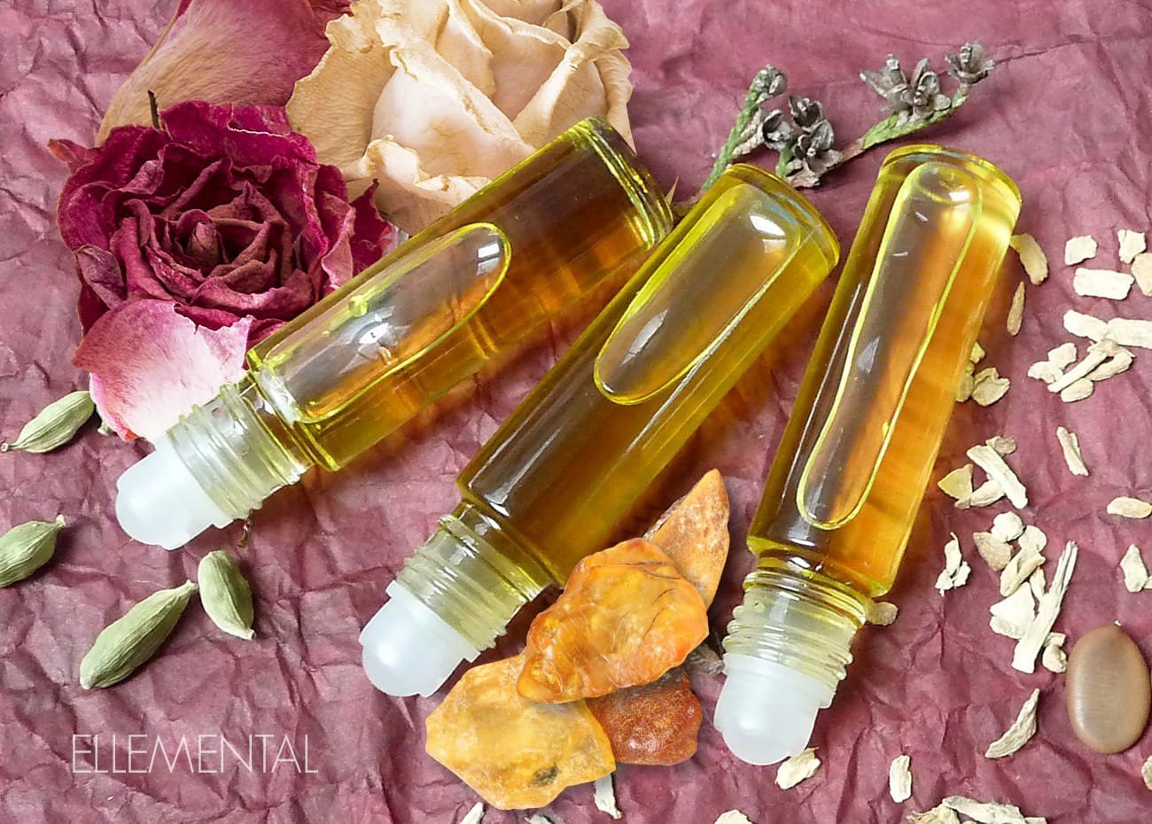 Trois parfums pour les points de pulsation