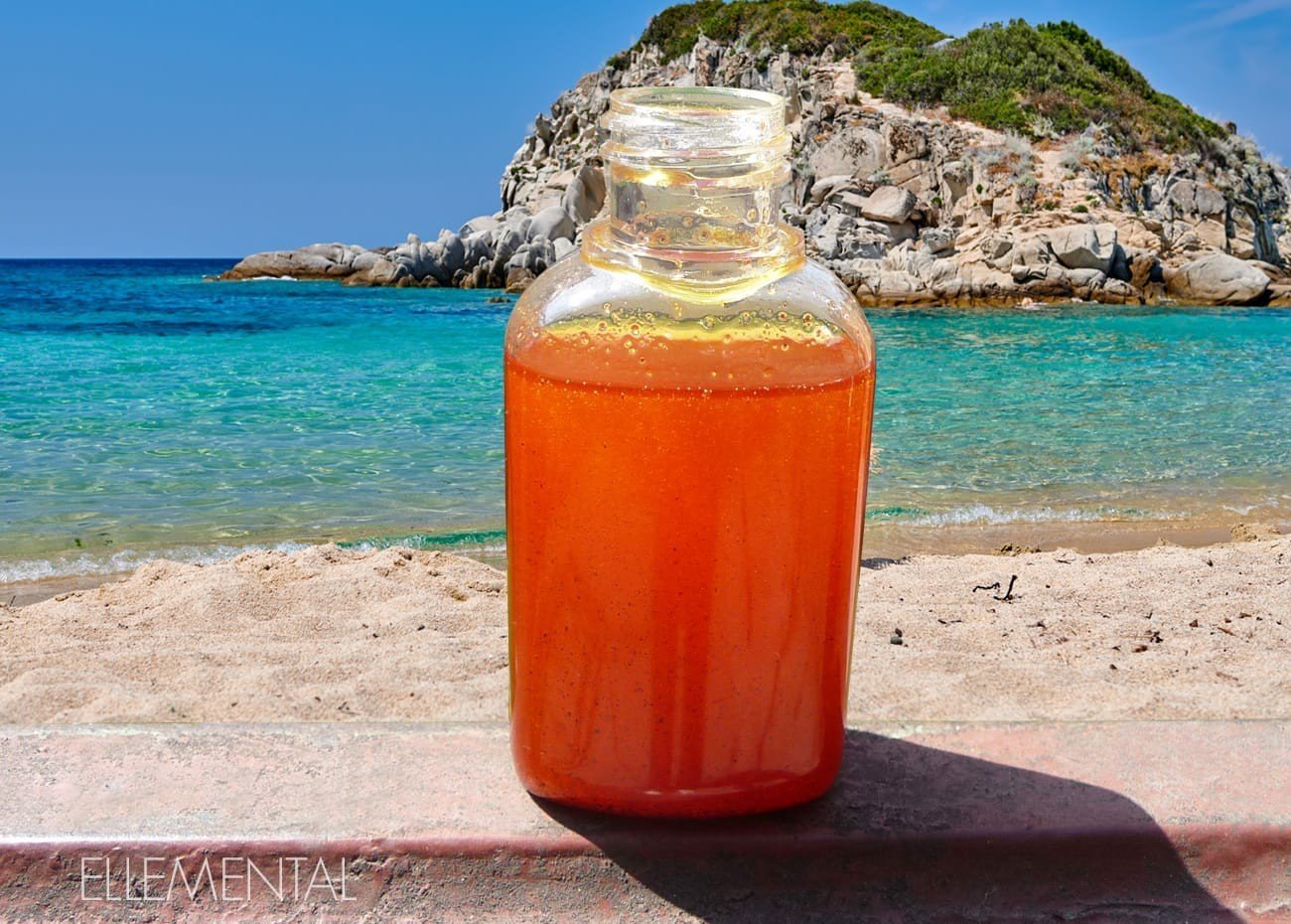 Huile activatrice de bronzage à l'annatto