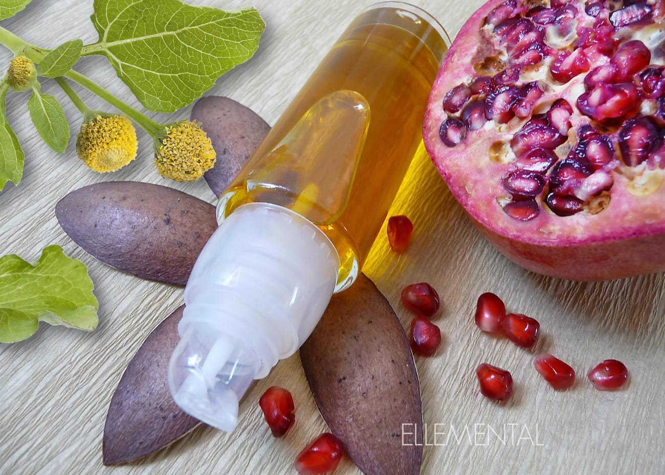 Anti-aging night serum, Pomegranate & Acmella