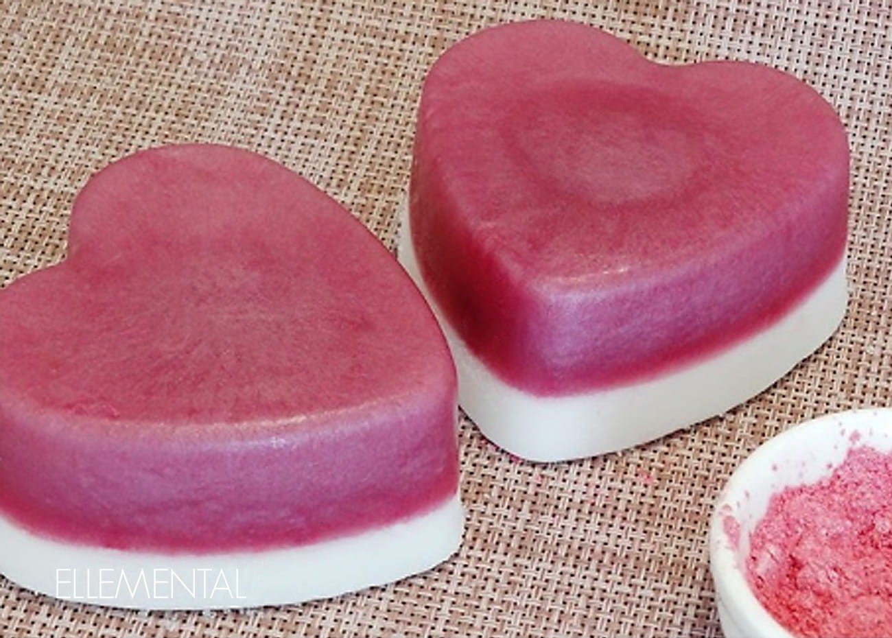 Pink-lilac soap