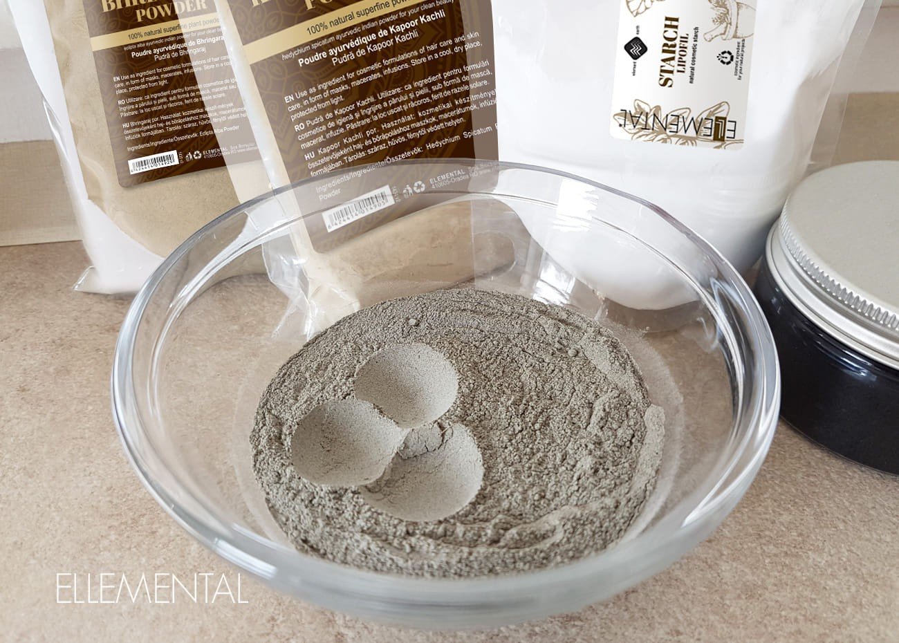 Dark clean dry shampoo