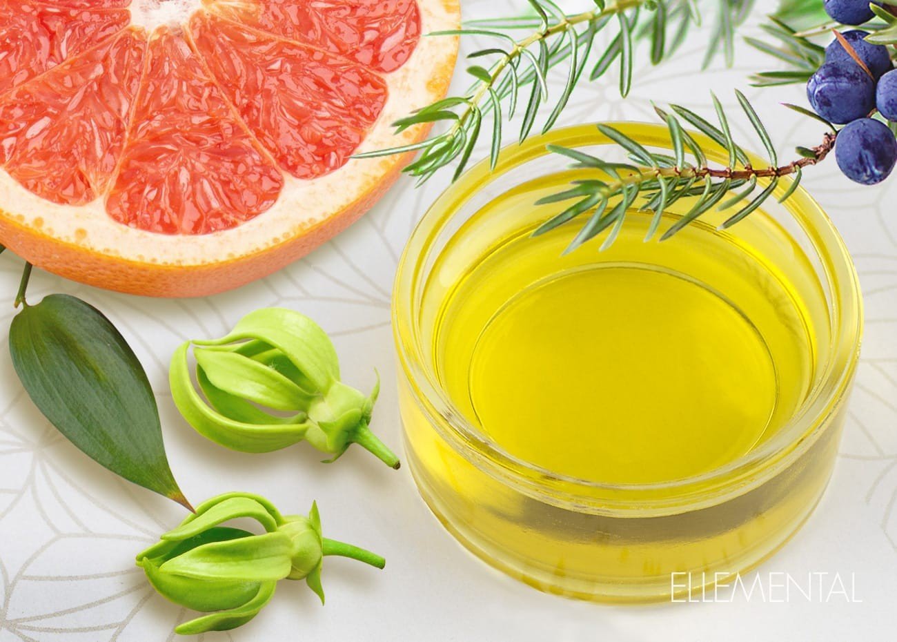 Energy massage oil