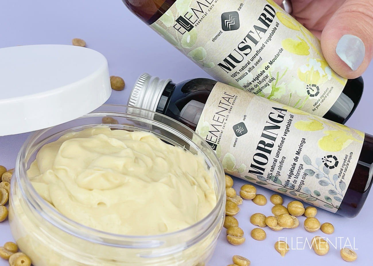 Mascarilla capilar natural restauradora e hidratante