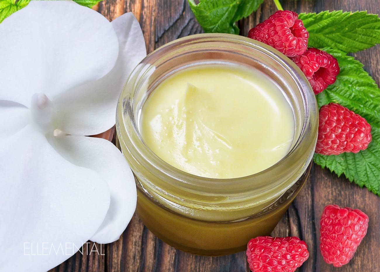 Himbeere & Q10 nährende Creme, trockene Haut