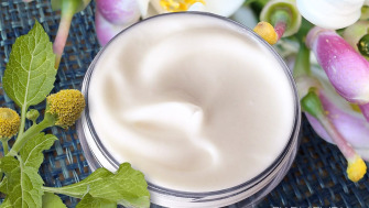 Eye contour cream, first wrinkles