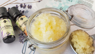 Sali da bagno rilassanti, mandarino e lavanda