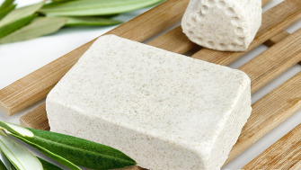 Saponetta esfoliante schiumosa senza sapone