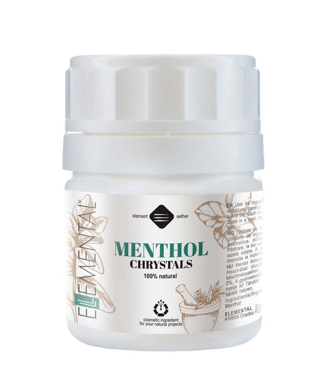 Cristale de mentol, cumpără ingredient cosmetic la preț de distribuție