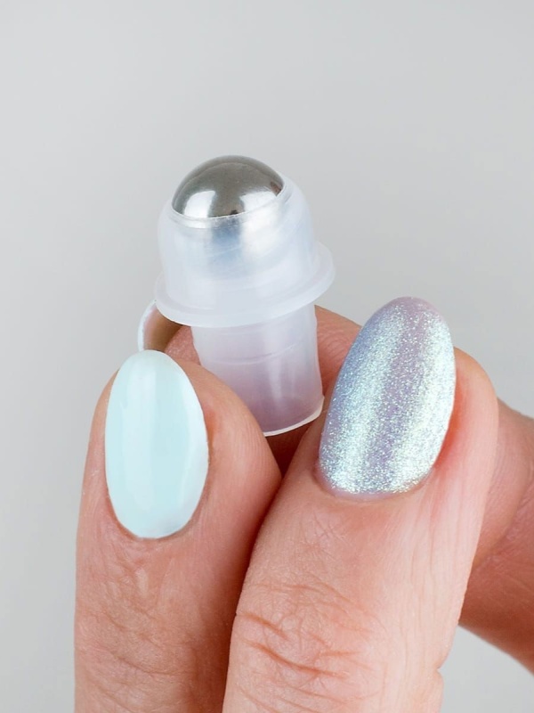 Sfera in acciaio per mini roll-on in vetro