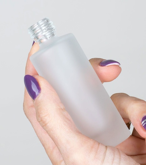 Glass bottle Laura Frosted, 30 ml