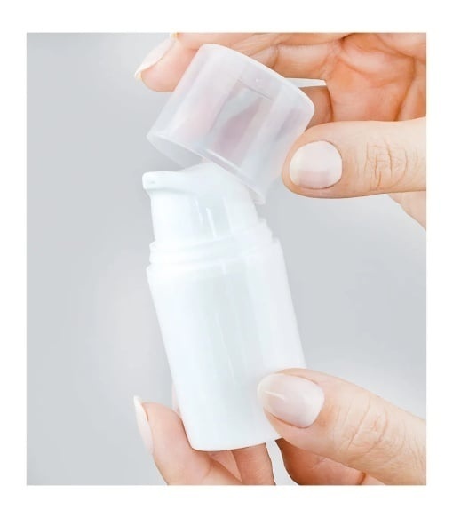 Flacon airless Lyra blanc, 15 ml PP