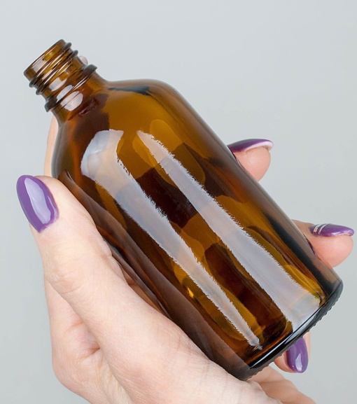 Brown bottle DIN18, 100 ml