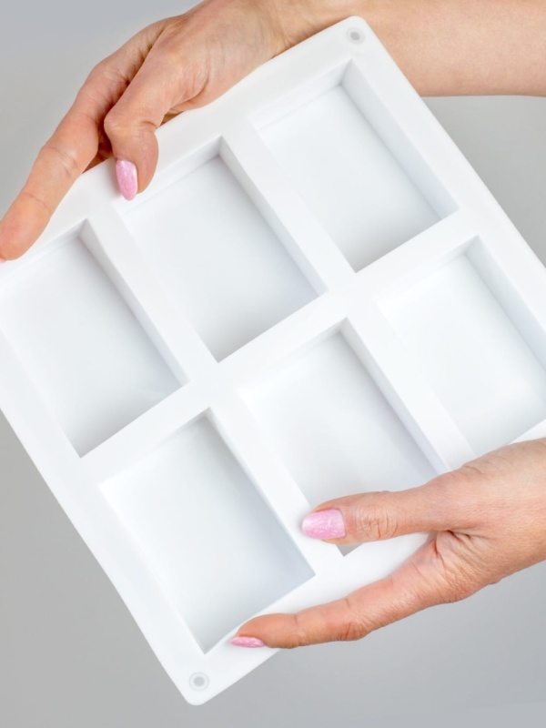 Molde para jabón, rectangular