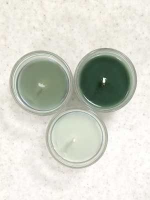 Green Dark candle color