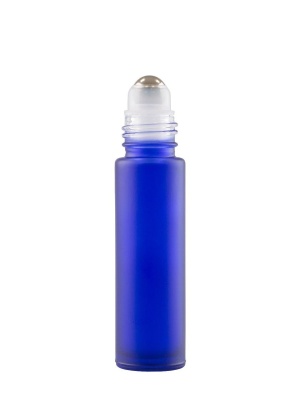 Base en verre mini roll-on bleu mat 10 ml - Img 3