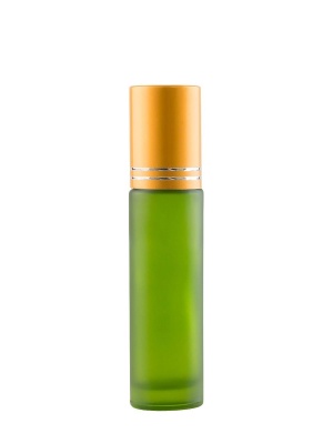 Gold matt Cap for mini Roll-on glasses of 10 ml - Img 4