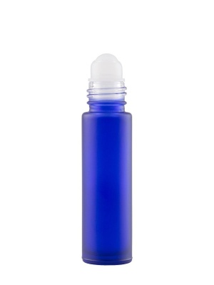 Base en verre mini roll-on bleu mat 10 ml - Img 4