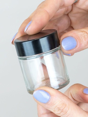 Black lid for Ambra, Clara jars of 30 ml - Img 4