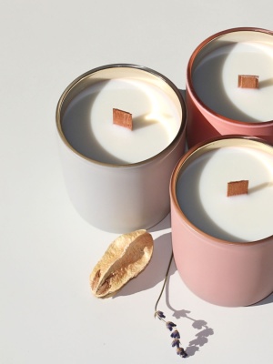 Candle jar SATIN GRAY 300 ml - Img 5